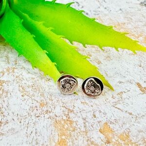 Nomination Flower Heart Earrings